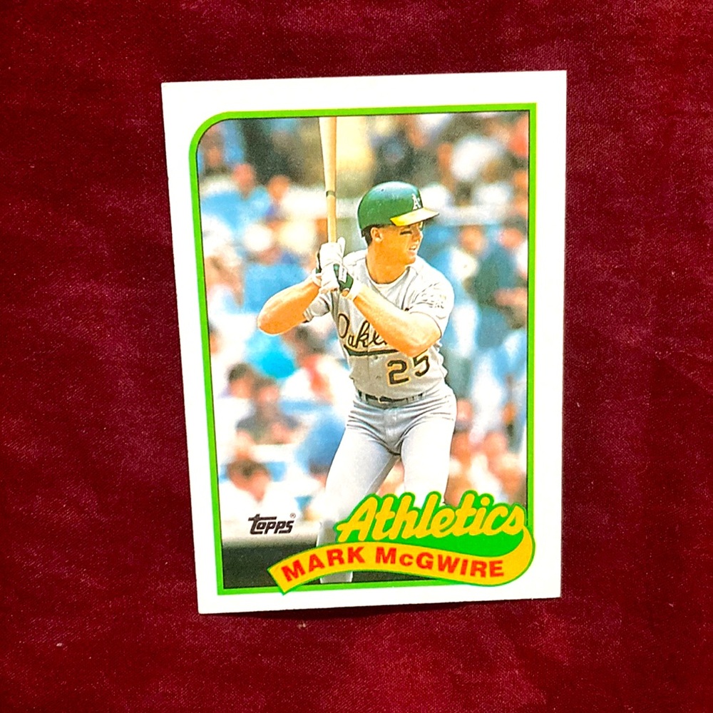 Mark McGwire baseball card